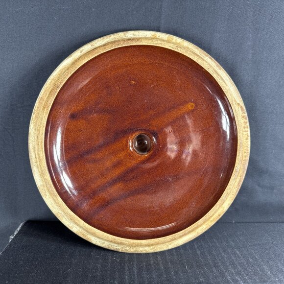 VTG Marcrest Daisy Dot Ovenproof Stoneware Casserole Pot Dish w/ Handle & Lid - Picture 7 of 7